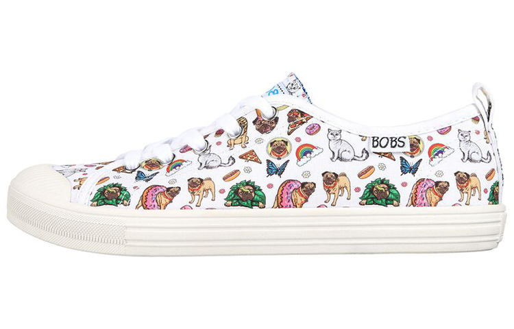(W) Skechers Bobs B Cool 'Doug's Luv White'