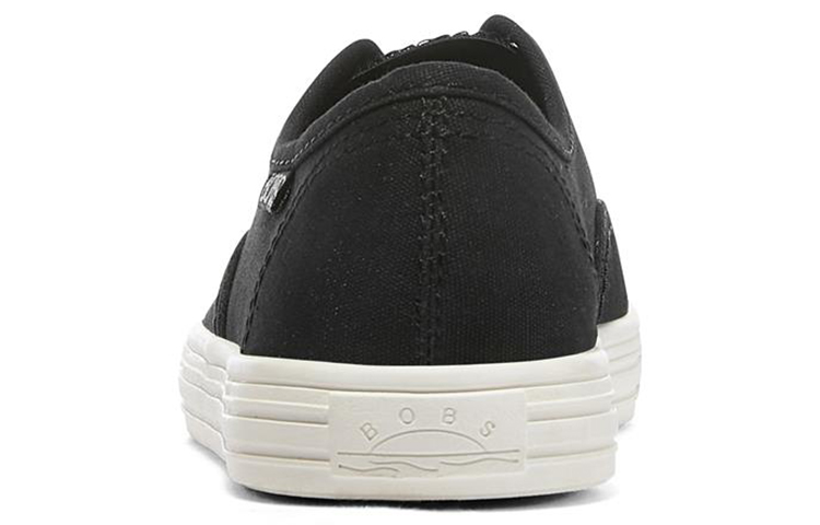 Shop (W) Skechers Bobs B Cool Chaussures Basses Slip-On Noir/Blanc 113826-BLK