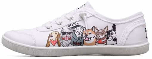 (Women) Skechers Bobs B Cute Multicolor 'Trendy Versatile Low-Top Casual Flats' 113080-WMLT (Women) Skechers Bobs B Cute Multicolor 'Trendy Versatile Low-Top Casual Flats' 113080-WMLT