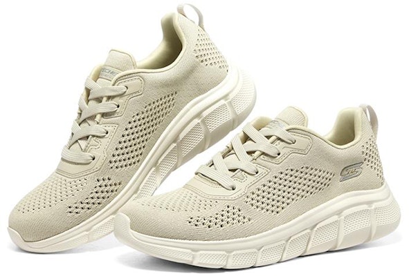 (W) 斯凯奇 Bobs B Flex '米色' 117333-NAT Lookbook (W) 斯凯奇 Bobs B Flex '米色' 117333-NAT