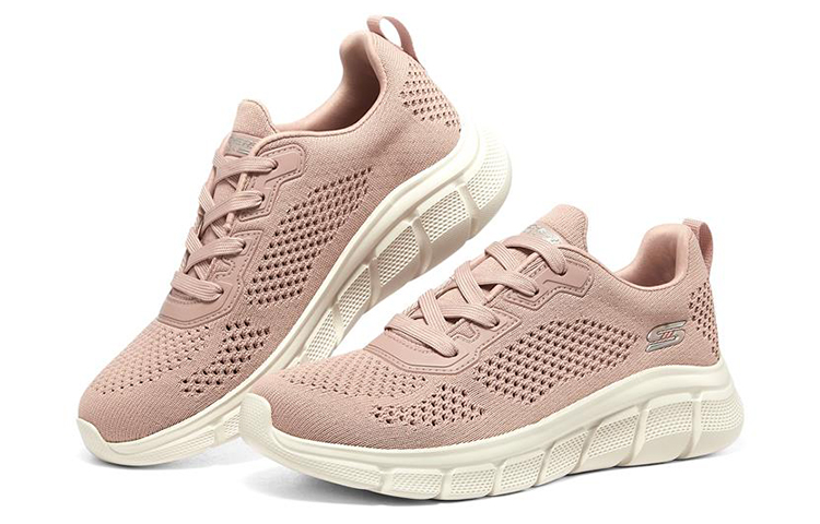 Lookbook (Women) Skechers Bobs B Flex 'Pink' 117333-BLSH
