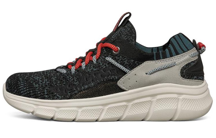 (W) Skechers Bobs B Flex Running Shoes Black/White/Grey