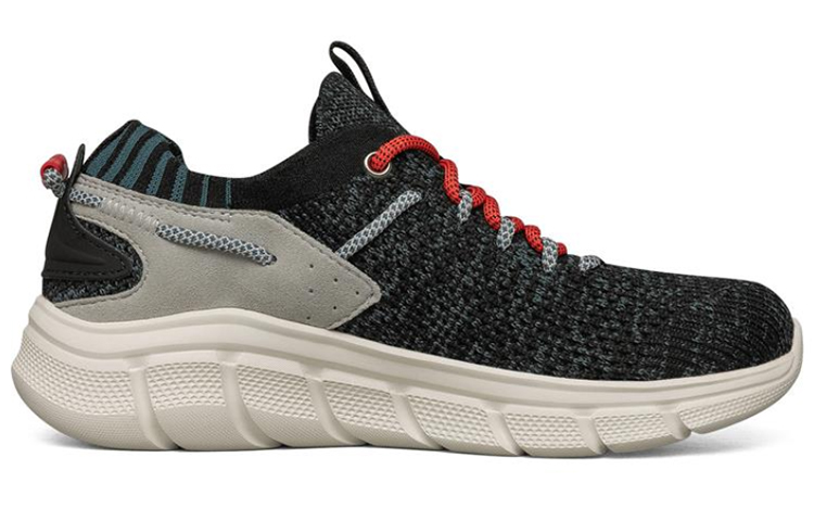 (W) Skechers Bobs B Flex Running Shoes Black/White/Grey 圖 2