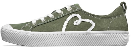 (Women) Skechers Bobs B Wild Canvas Shoe Green 113303-OLV (Women) Skechers Bobs B Wild Canvas Shoe Green 113303-OLV