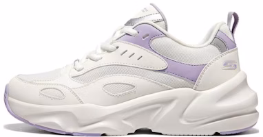 (Women) Skechers Bobs Bamina 2 'White Purple' 117363-WPUR (Women) Skechers Bobs Bamina 2 'White Purple' 117363-WPUR