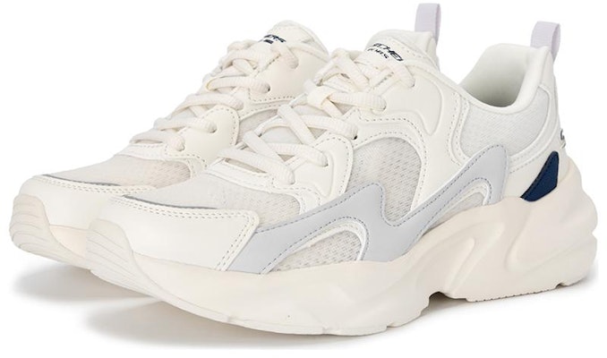 Skechers Bobs Bamina 2 踏浪花朵 白色 抗震防滑耐磨 低筒 爸爸鞋 女式 米色 Lookbook Skechers Bobs Bamina 2 踏浪花朵 白色 抗震防滑耐磨 低筒 爸爸鞋 女式 米色