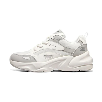 (W) Skechers Bobs Bamina 2 'White Grey'