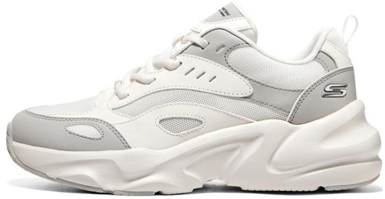 (Women) Skechers Bobs Bamina 2 'White Grey' 117363-OWGR Buy (Women) Skechers Bobs Bamina 2 'White Grey' 117363-OWGR