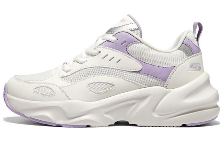 (Women) Skechers Bobs Bamina 2 'White Purple' 117363-WPUR