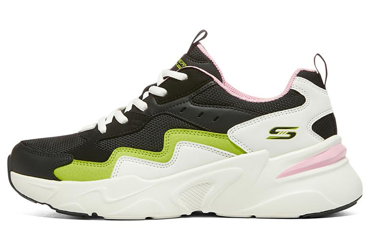 Buy (W) 스케쳐스 밥스 바미나 '블랙 그린' (Skechers Bobs Bamina '블랙 그린') 117044-BKLM