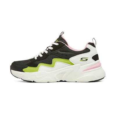 (W) Skechers Bobs Bamina 'Black Green'