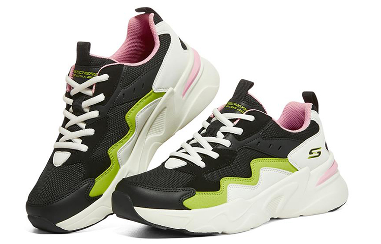 (W) Skechers Bobs Bamina 'Black Green' 圖 2