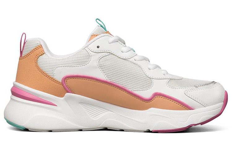(W) Skechers Bob's Bamina Low-Top Orange/White/Pink 圖 2
