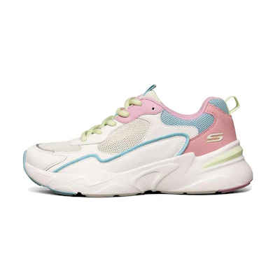 (W) Skechers Bob's Bamina Low-Top Pink/White/Blue