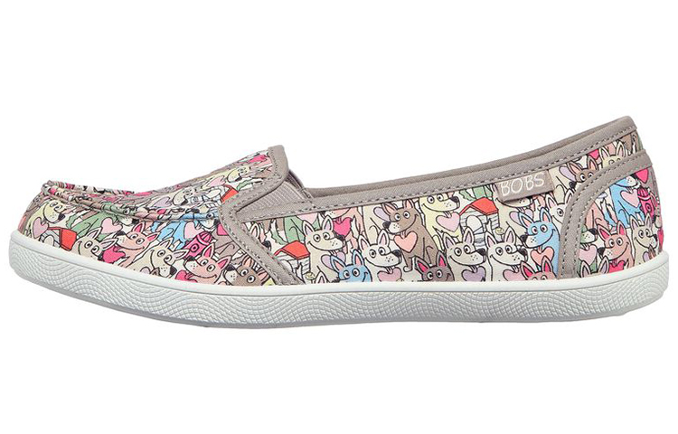 (W) Skechers Bobs Beach Bingo-Feline Love 'Grey'