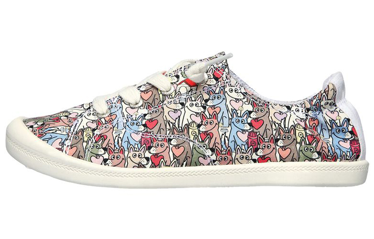 (W) Skechers Bobs Beach Bingo 'Arf Breaker White'