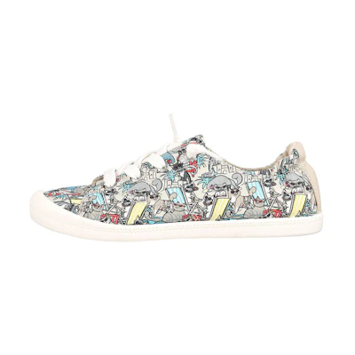 (W) Skechers Bobs Beach Bingo 'Beach Kitty Grey'