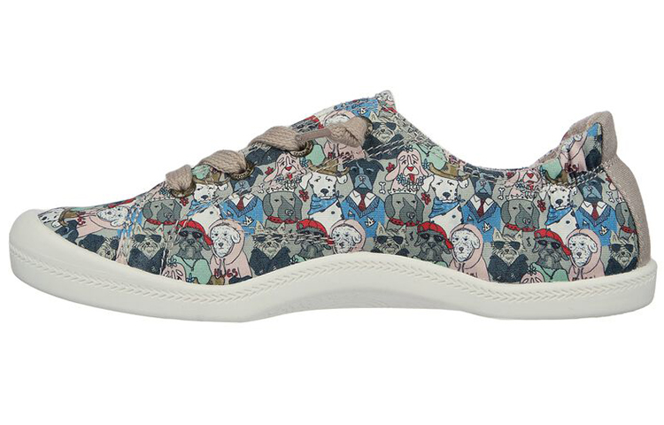 (W) Skechers Bobs Beach Bingo 'Swaggie Tail Gray Tan'