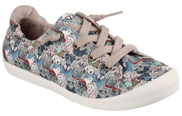(W) Skechers Bobs Beach Bingo 'Swaggie Tail Gray Tan' 圖 3
