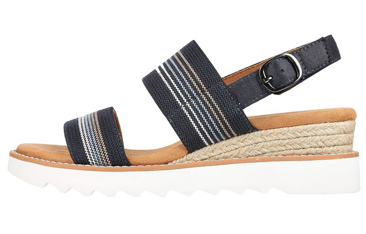 (W) Skechers Bobs Beach Kiss 'Hi-Tea Time Black & White'