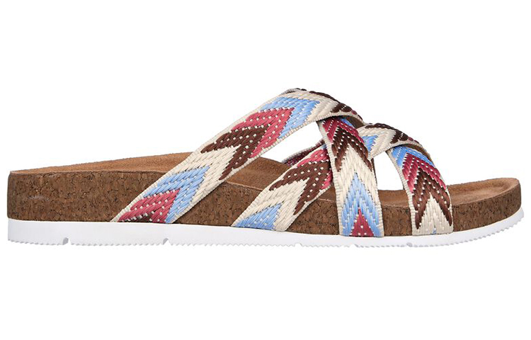 (W) Skechers Bobs Beatnik 'Brown Red Blue' 圖 2