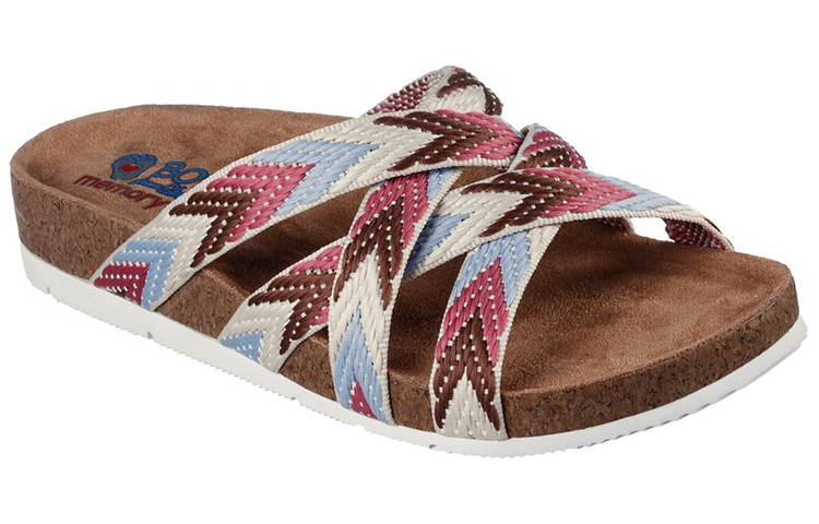 (W) Skechers Bobs Beatnik 'Brown Red Blue' 圖 3