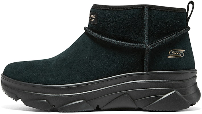 (Women) Skechers Bobs Boots 'Black' 117312-BBK Buy (Women) Skechers Bobs Boots 'Black' 117312-BBK