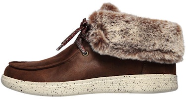 (Women) Skechers Bobs Casual Short Boot 'Brown' 113443-BRN (Women) Skechers Bobs Casual Short Boot 'Brown' 113443-BRN