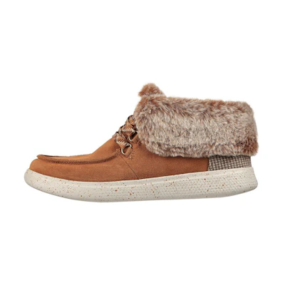 (W) Skechers Bobs Casual Short Boot 'Brown'