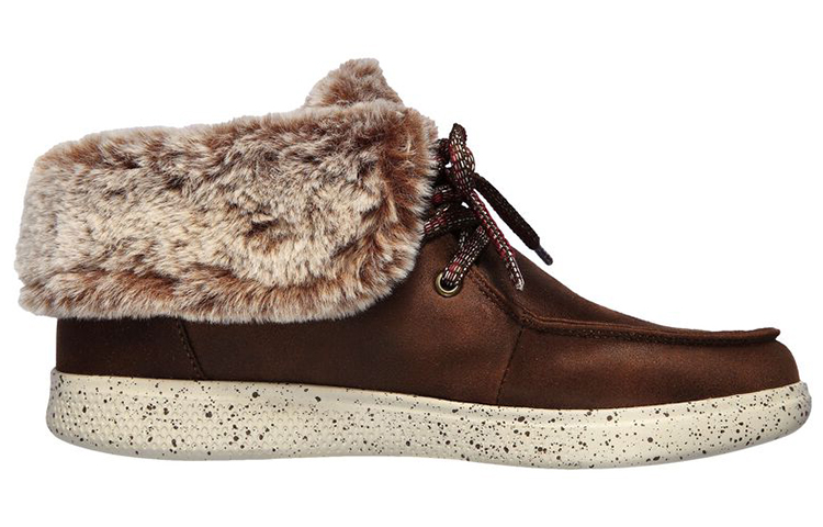 (W) Skechers Bobs Casual Short Boot 'Brown' 圖 2