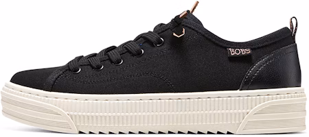 (Women) Skechers Bobs Copa Low 'Black Canvas' 114640-BLK (Women) Skechers Bobs Copa Low 'Black Canvas' 114640-BLK