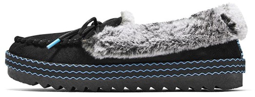 (Women) Skechers Bobs Cozy Kiss 'Sport Casual Black Fleece' 113702-BLK (Women) Skechers Bobs Cozy Kiss 'Sport Casual Black Fleece' 113702-BLK