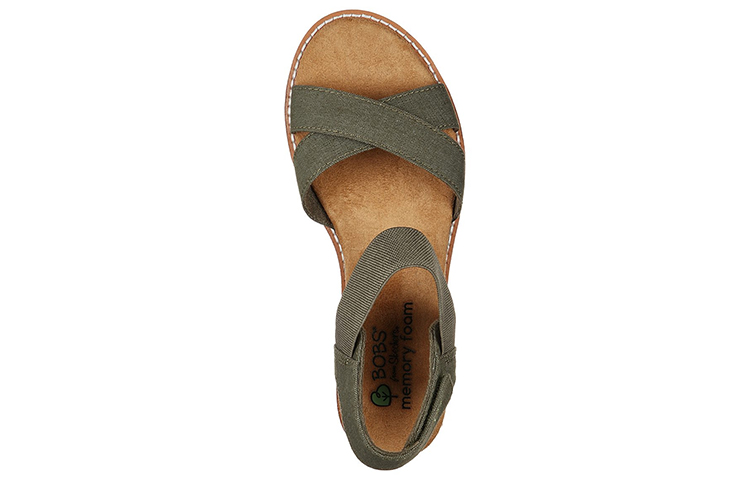 Lookbook (W) Skechers Bobs Desert Kiss-Peaks Valleys ''Olijf'' 113550-OLV