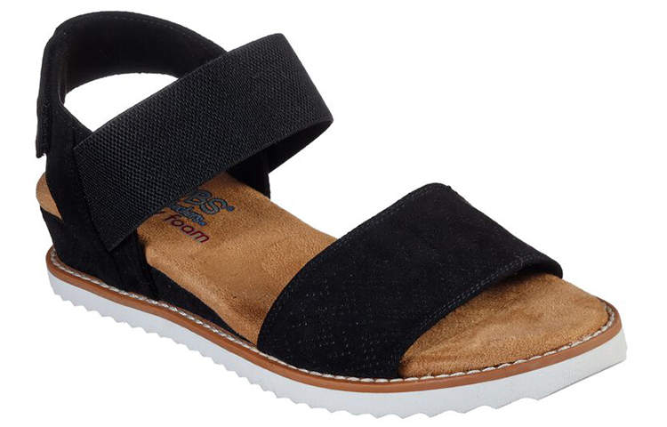 Lookbook (W) Skechers Bobs Desert Kiss ''Zwart'' 31440-BLK