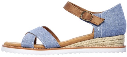 (Women) Skechers Bobs Desert Kiss 'Blue' 33388-BLU (Women) Skechers Bobs Desert Kiss 'Blue' 33388-BLU