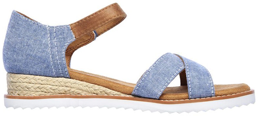 (W) Skechers Bobs Desert Kiss 'Azul' 33388-BLU Order (W) Skechers Bobs Desert Kiss 'Azul' 33388-BLU