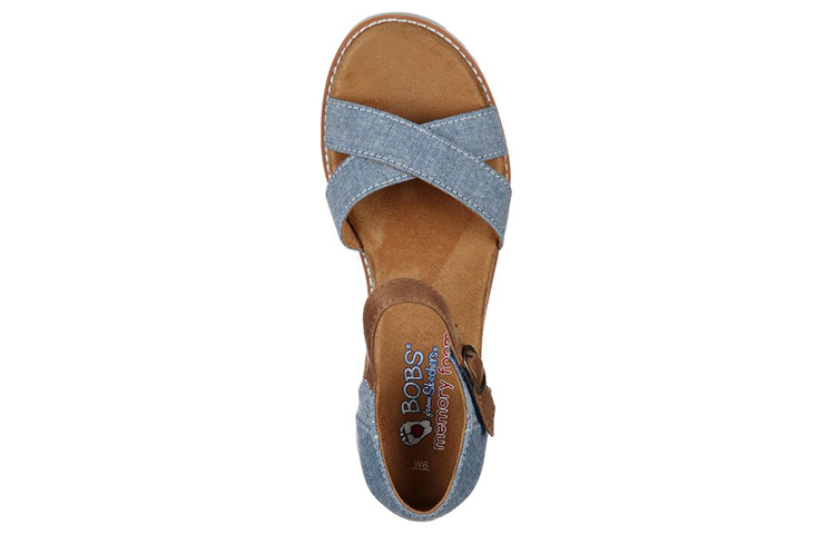 Shop (W) Skechers Bobs Desert Kiss ''Blauw'' 33388-BLU