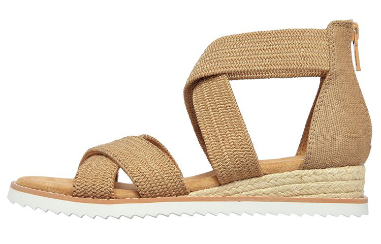 (Women) Skechers Bobs Desert Kiss 'Desert Nights Natural' 113540-TAN