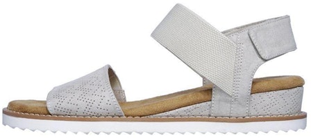 (Women) Skechers Bobs Desert Kiss 'Grey' 31440-OFWT (Women) Skechers Bobs Desert Kiss 'Grey' 31440-OFWT