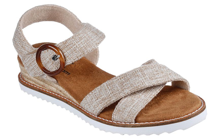 Lookbook (W) Skechers Bobs Desert Kiss ''Grau Braun'' 113535-NAT