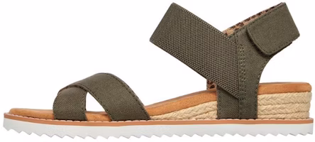(Women) Skechers Bobs Desert Kiss 'Olive Green' 33386-OLV (Women) Skechers Bobs Desert Kiss 'Olive Green' 33386-OLV