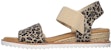(W) Skechers Bobs Desert Kiss 'Corak Harimau Bintang Coklat Kekuningan' 33385-LPD