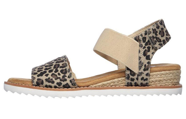 (Women) Skechers Bobs Desert Kiss 'Tiger's Eye Leopard Print' 33385-LPD