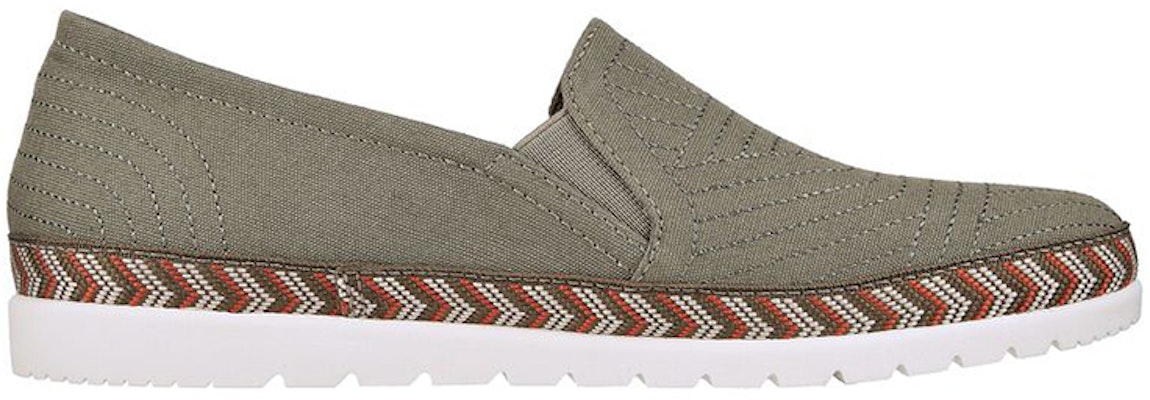 (Women) Skechers Bobs Flexpadrille 3.0 'Geo Nomics Green' 113240-OLV Order (Women) Skechers Bobs Flexpadrille 3.0 'Geo Nomics Green' 113240-OLV