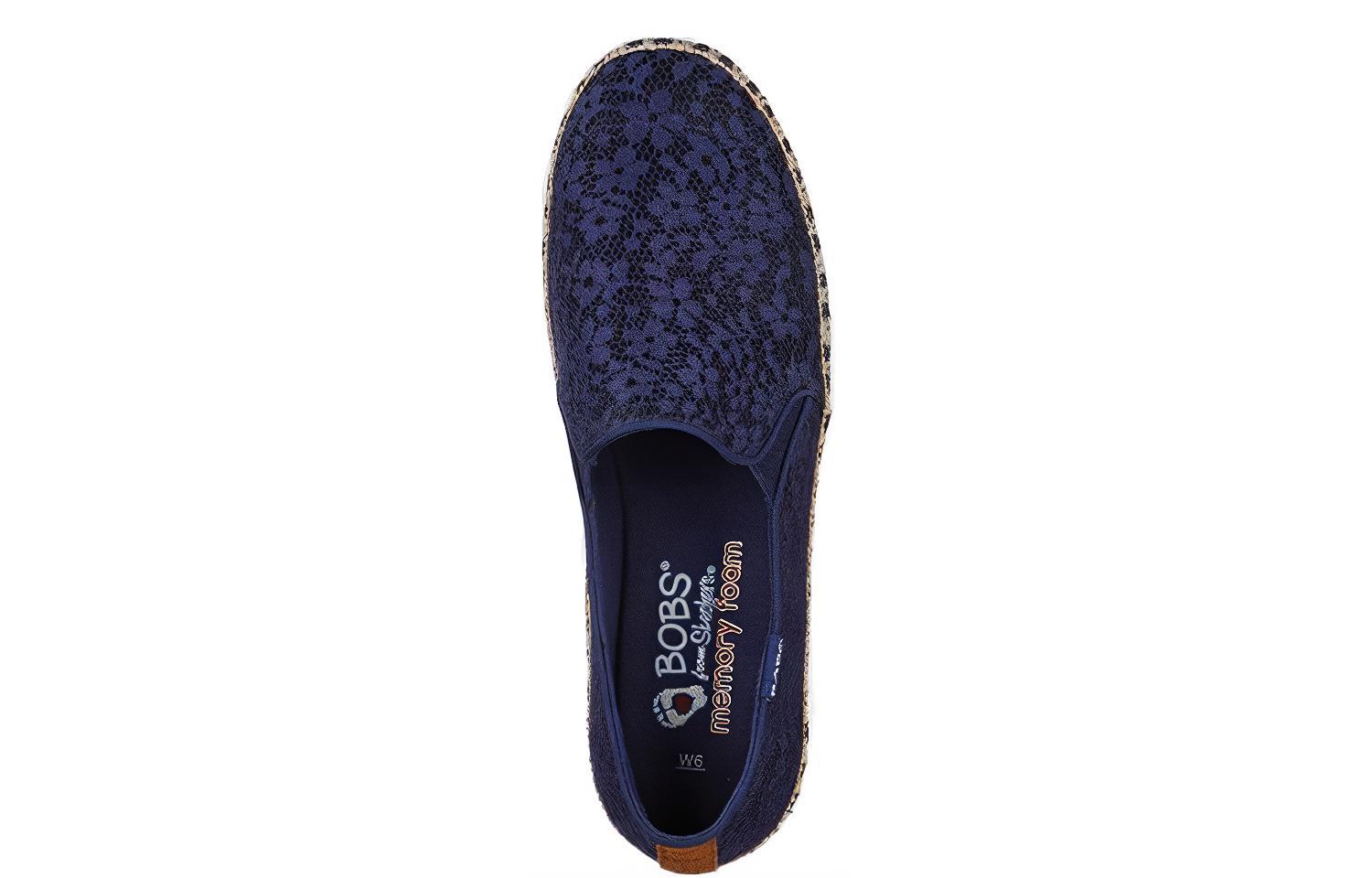 Order (Women) Skechers BOBS Flexpadrille 3.0 'Navy Summer Siesta' 113242-NVY