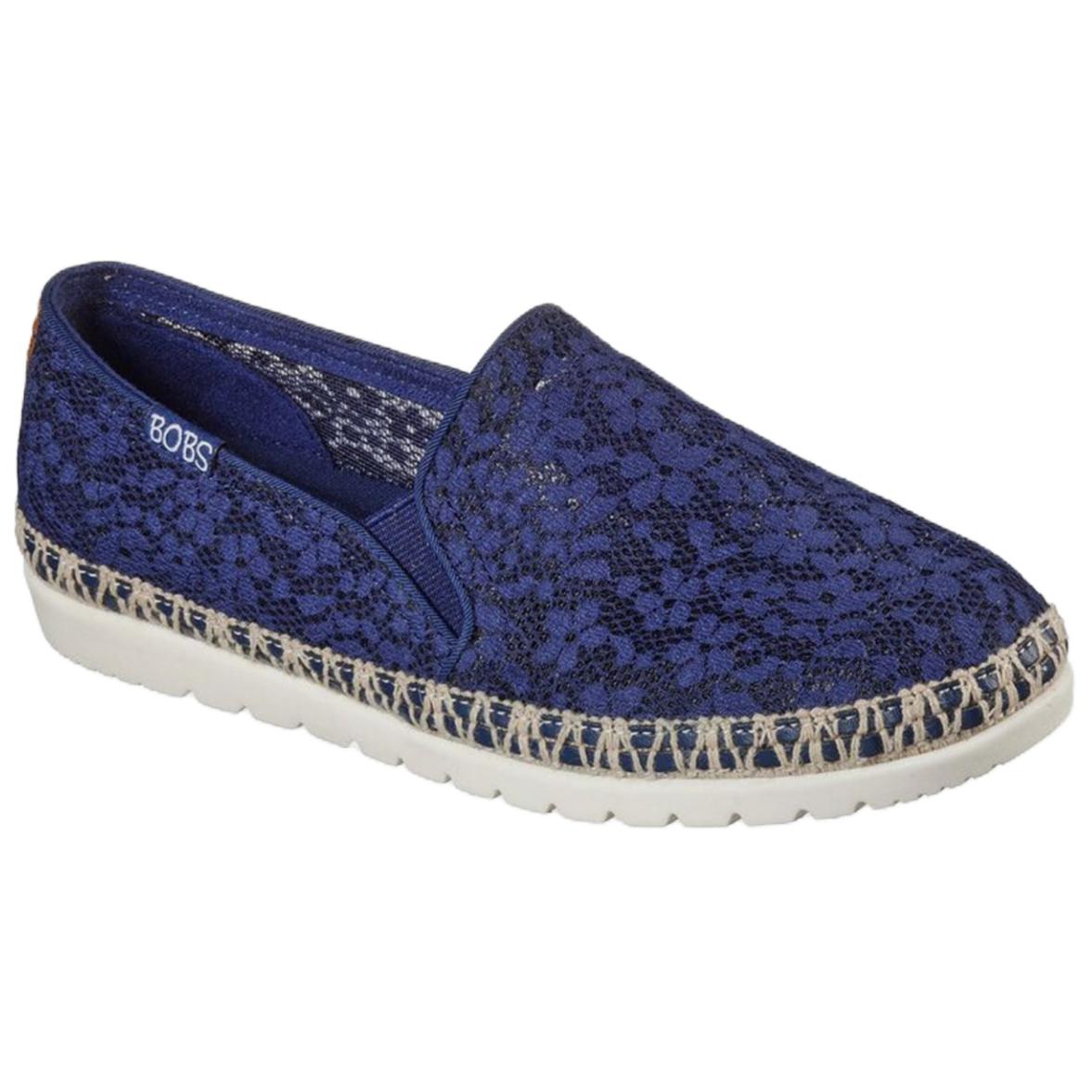 Shop (Women) Skechers BOBS Flexpadrille 3.0 'Navy Summer Siesta' 113242-NVY