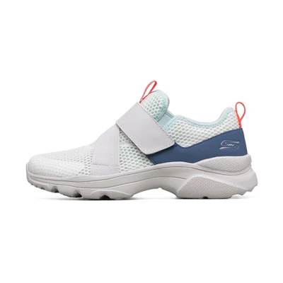 (W) Skechers Bobs Frontier Running Shoes White/Grey/Blue