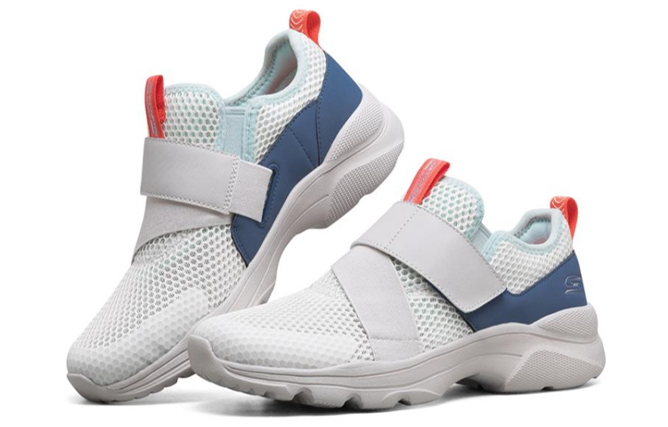 (W) Skechers Bobs Frontier Running Shoes White/Grey/Blue 圖 3