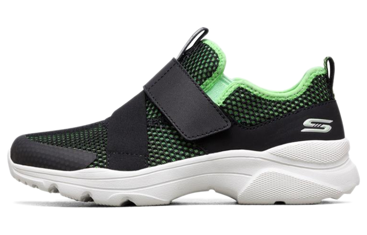 (W) Skechers Bobs Frontier Sports Shoes Black/White/Green