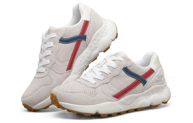 (W) Skechers Bobs Gosan Sneakers White/Red/Blue 圖 3